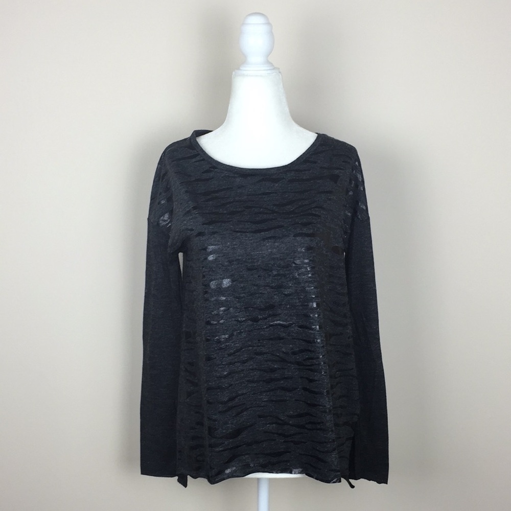 Zara - W&B Collection - Long Sleeve Tissue Tee
